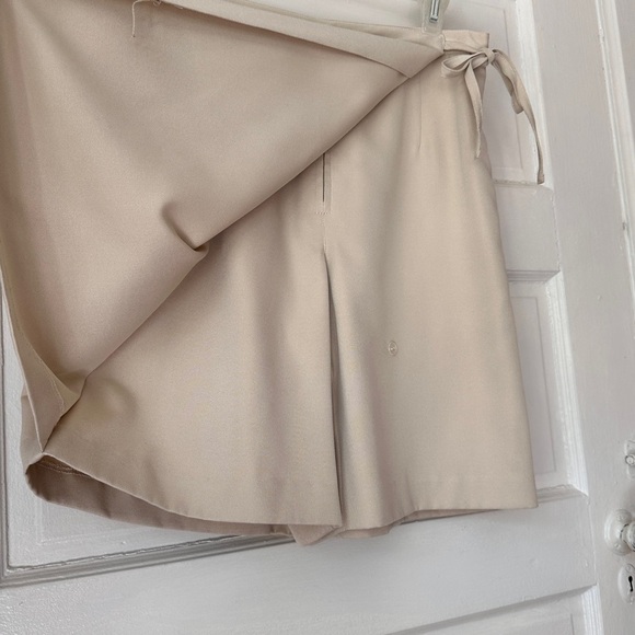 Vintage Liz Claiborne Golf Faux Wrap Skort Neutral Athleisure Preppy Pockets - Picture 3 of 17
